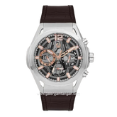 CHRIST VERRA CAVALLE CV 109013G-31 BLK Brown Silver Leather Strap